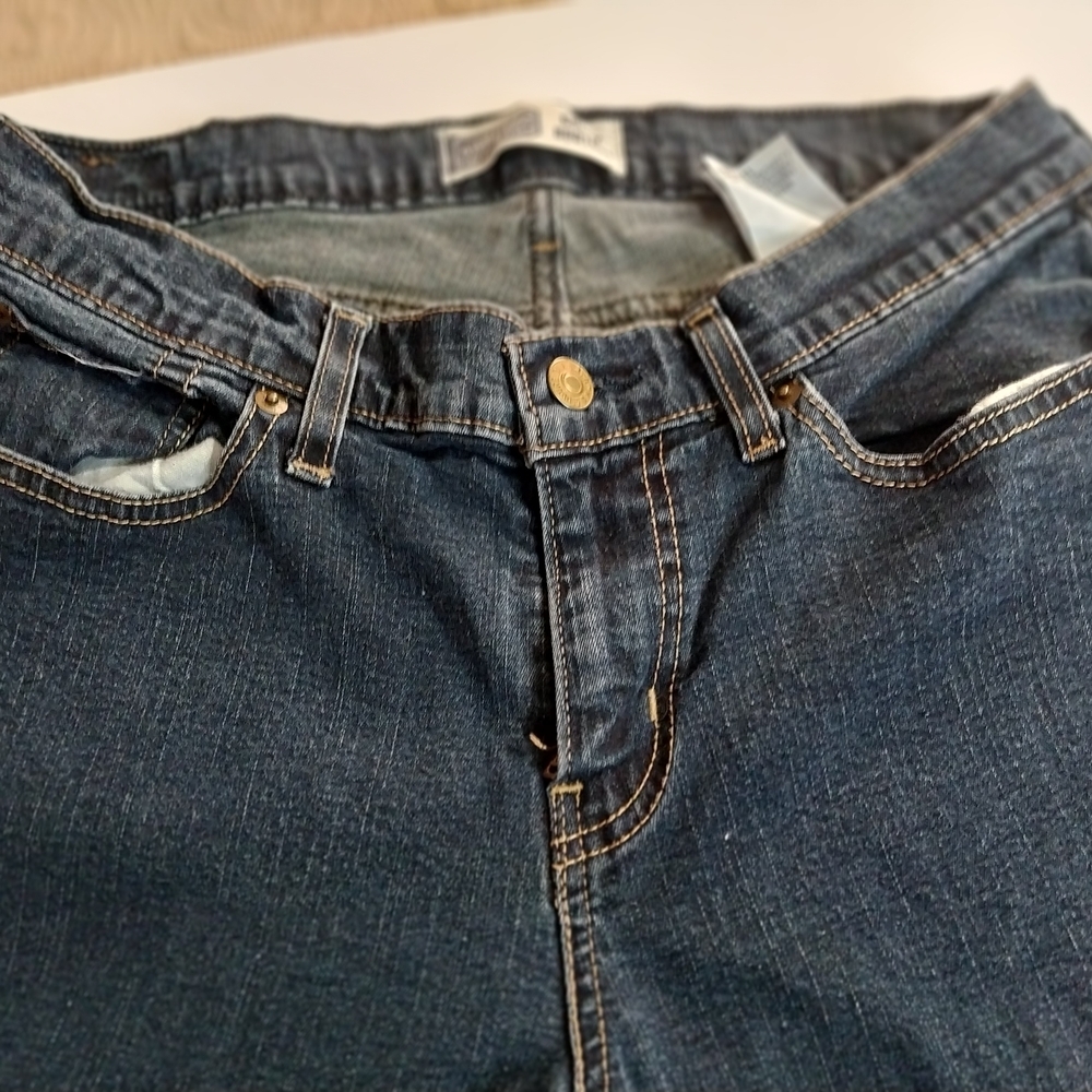 Levi's Women's Curvy Boot Cut Jeans in Rich Blue Sz 12 - Picture 10 of 13